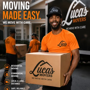 Movers, Moving Blankets, Moving Container, Moving Truck, and Moving Boxes from Lucas Moving & Home Services uploaded 1:51 PM on Jun 30th, 2026