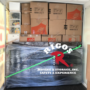 Furniture, Moving Container, Loading, Moving Boxes, and Ropes/Straps/Tie-downs from Rigo's Moving & Storage, Inc uploaded 12:58 PM on Aug 18th, 2025