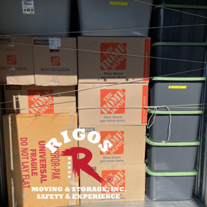 Moving Container, Moving Boxes, Furniture, Ropes/Straps/Tie-downs, and Loading from Rigo's Moving & Storage, Inc uploaded 2:46 PM on Aug 12th, 2025