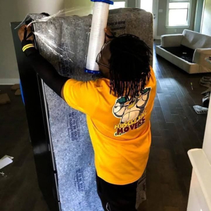 Plastic Wrap, Moving Blankets, Furniture, Moving Container, and Moving Truck from Muscle King Movers uploaded 7:09 AM on Aug 15th, 2025