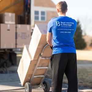 Moving Truck, Moving Boxes, Hand Truck, Unloading, and Movers from Best moving and storage LLC uploaded 10:28 AM on Mar 12th, 2026