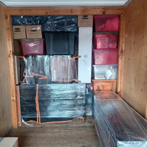 Furniture, Plastic Wrap, Loading, Moving Container, and Moving Boxes from Make it Happen Movers uploaded 9:44 PM on May 31st, 2026