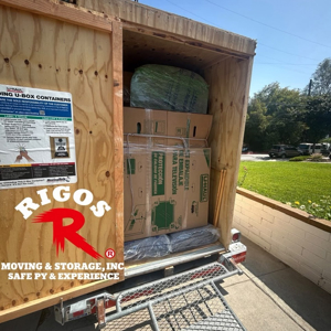 Furniture, Moving Container, Loading, and Moving Boxes from Rigo's Moving & Storage, Inc uploaded 1:35 PM on Sep 24th, 2026