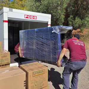Loading, Moving Container, Movers, Moving Boxes, and Furniture from Thunderhorse Moving uploaded 9:41 AM on Sep 5th, 2025
