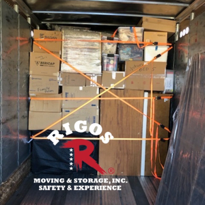 Moving Truck, Moving Boxes, Loading, and Ropes/Straps/Tie-downs from Rigo's Moving & Storage, Inc uploaded 1:48 PM on Sep 19th, 2025