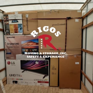 Loading, Ropes/Straps/Tie-downs, Packing, Moving Boxes, and Moving Truck from Rigo's Moving & Storage, Inc uploaded 12:26 PM on Jul 24th, 2025
