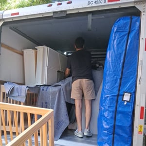 Moving Blankets, Moving Truck, Furniture, Loading, and Customers from Atkins movers uploaded 1:48 PM on Aug 15th, 2026
