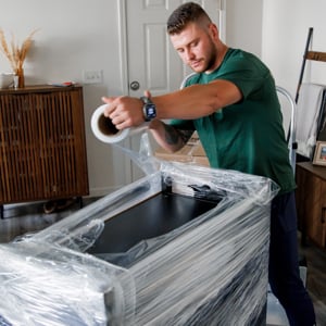 Movers and Plastic Wrap from Make It Easy Moving Inc uploaded 12:38 PM on May 12th, 2026