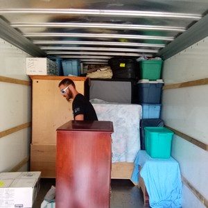 Furniture, Moving Boxes, and Loading from C&L movers uploaded 8:23 AM on Aug 13th, 2021